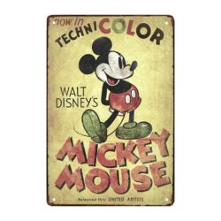 metal plate old disney