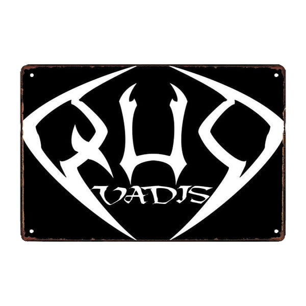 old metal plate quo vadis old metal plate quo vadis