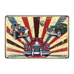 metal plate auto vintage 1