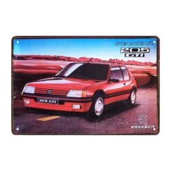 automobile metal plate 205 gti