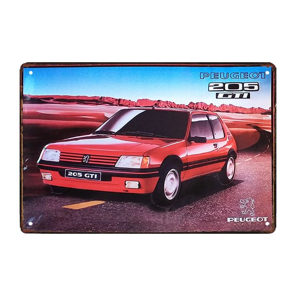 automobile metal plate 205 gti automobile metal plate 205 gti