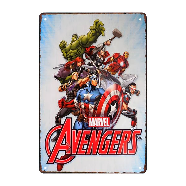 metal avengers plate metal avengers plate