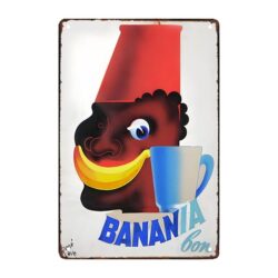 metal plate banania 1998