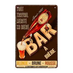 metal beer plate 1