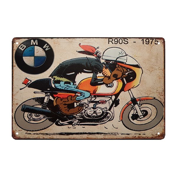 metal plate bmw vintage metal plate bmw vintage