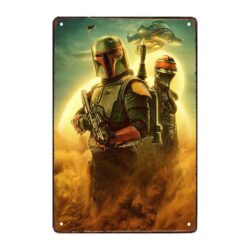 metal plate boba fett