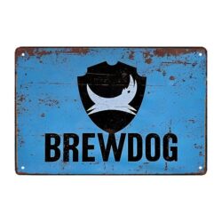 metal brewdog plate