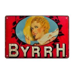 byrrh metal plate