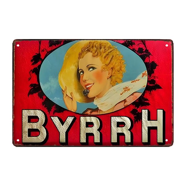 byrrh metal plate byrrh metal plate