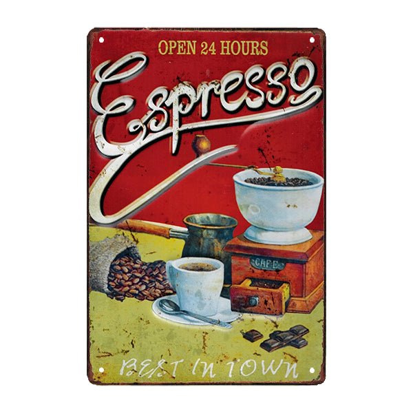 metal coffee espresso plate metal coffee espresso plate
