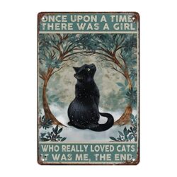 black cat metal plate 1