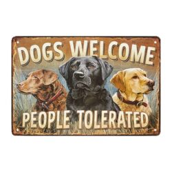 dog metal plate