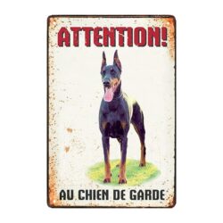 metal guard dog plate