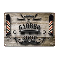 metal plate hairstyle men