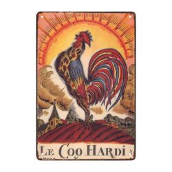 metal plate coq hardi