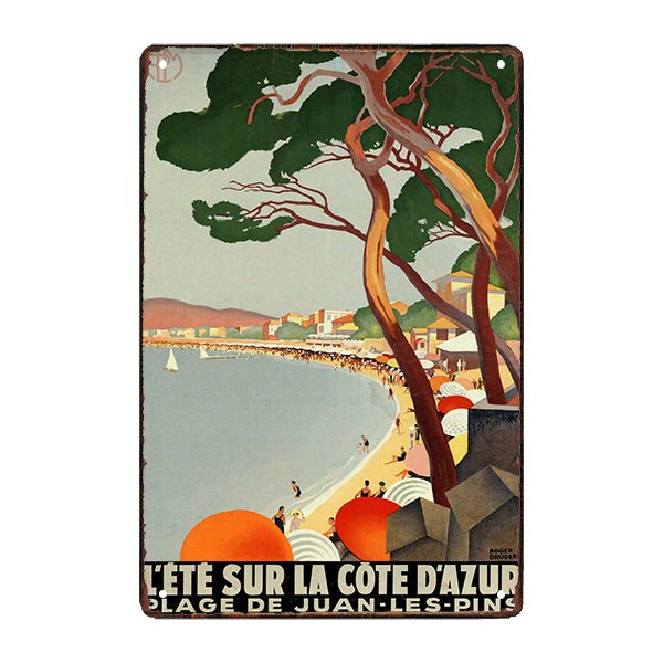 metal plate cote d azur metal plate cote d azur