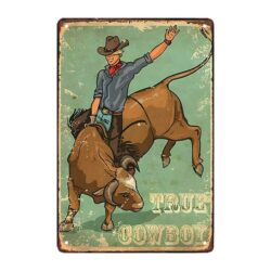 cowboys metal plate