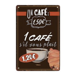 metal plate kitchen coffee