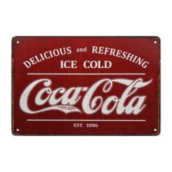 metal plate kitchen coca cola