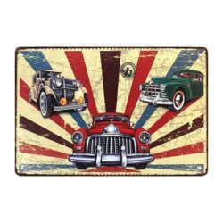 metal deco auto plate