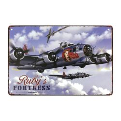 metal plate deco plane