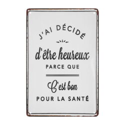 metal plate deco quotation