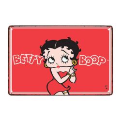 metal plate deco cuisine betty boop