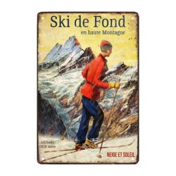 metal deco ski plate