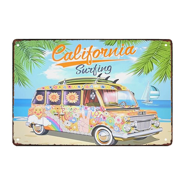 metal plate deco surf california metal plate deco surf california