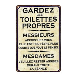 metal deco toilet plate
