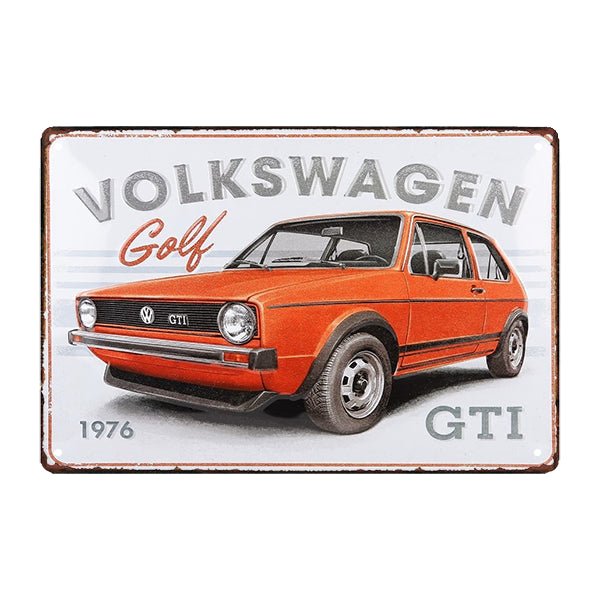 metal deco plate vw golf 1 metal deco plate vw golf 1