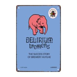delirium tremens metal plate