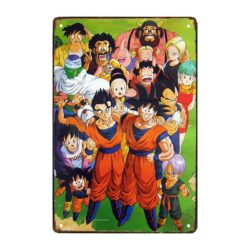 dragon ball metal plate