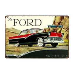 metal plate ford mustang street