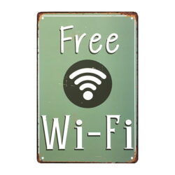 metal plate free wi fi