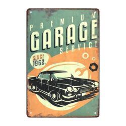 metal garage plate