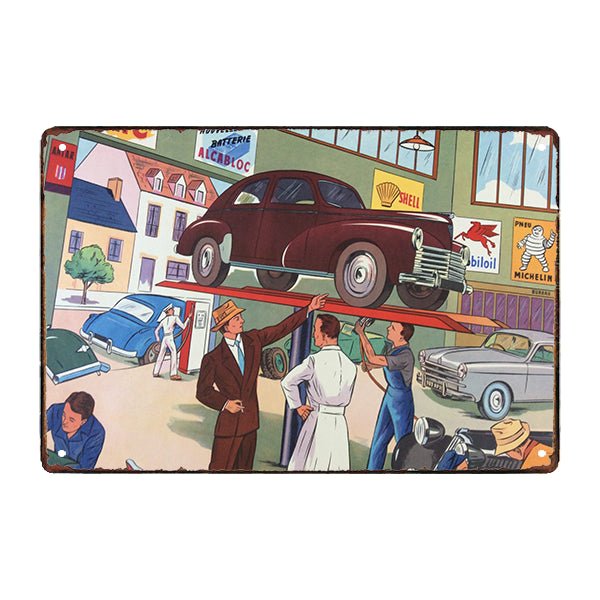 metal plate garage mechanics metal plate garage mechanics
