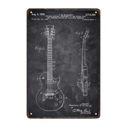 metal plate gibson les paul