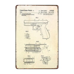 metal glock plate