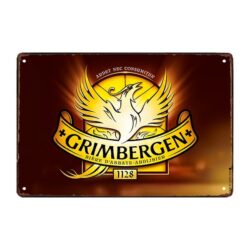 grimbergen metal plate 1