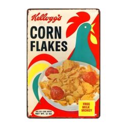 old cereal advertising plate