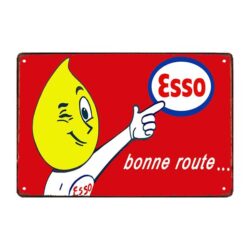 old esso advertising plate