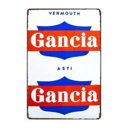 advertising plate old gancia