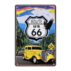 advertising plaque old route 66