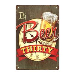beer 30 advertising plate