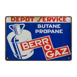 advertising plaque berrogaz