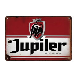 beer jupiler advertising plate