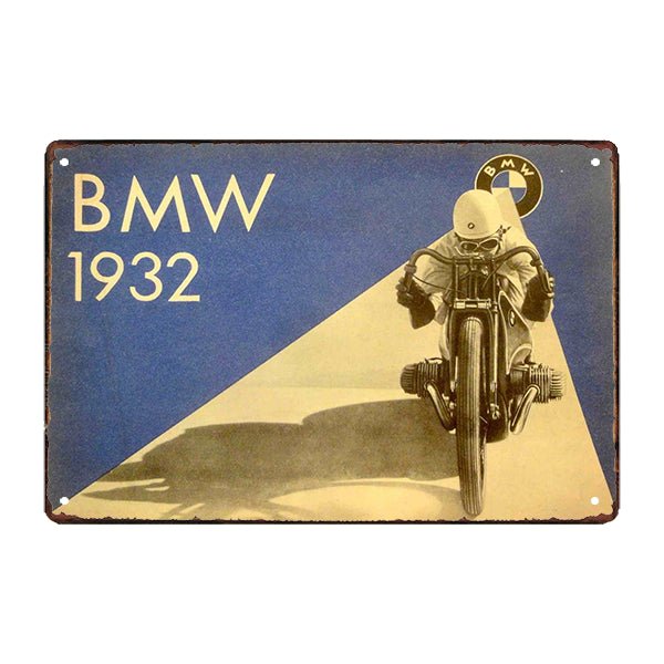 advertising plate bmw motorcycle advertising plate bmw motorcycle