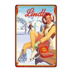 advertising plate swiss candy