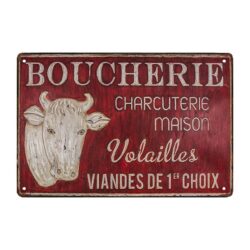 butchery advertising plaque